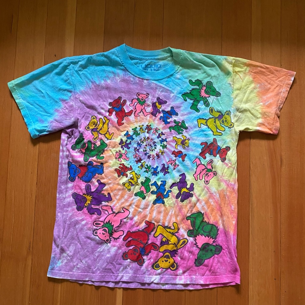 Grateful Dead Tee Liquid Blue